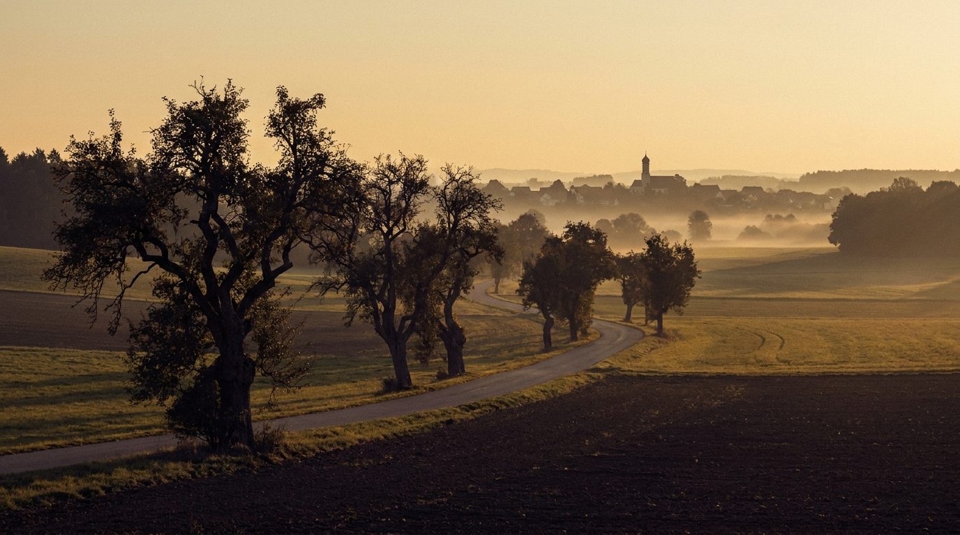 Weg zum Krematorium
